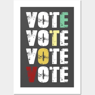 Vote 2020 in USA T-shirts Posters and Art